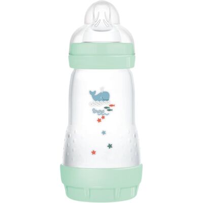 MAM Perfect Star Anti-colic Bottle biberon anticolici 2m+ Mint 1 buc MAM Perfect Star Anti-colic Bottle biberon anticolici 2m+ Mint 1 buc