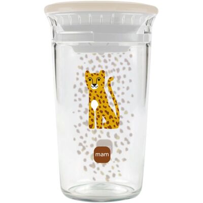 MAM Easy to Drink Cup cană etanșă Yellow 8m+ 290 ml MAM Easy to Drink Cup cană etanșă Yellow 8m+ 290 ml