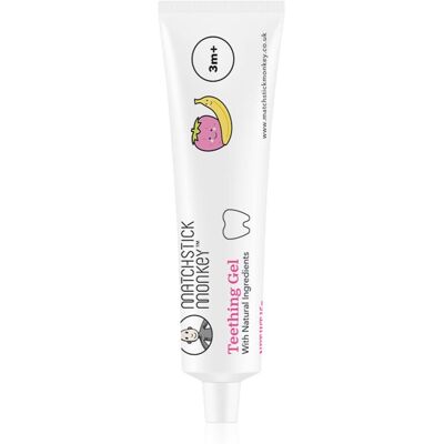 Matchstick Monkey Teething Gel 3m+ gel racoritor pentru dinti 15 g Matchstick Monkey Teething Gel 3m+ gel racoritor pentru dinti 15 g