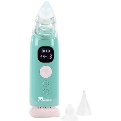 Momini Automatic Nasal Aspirator NasoClear aspirator nazal pentru copii electrică 1 buc Momini Automatic Nasal Aspirator NasoClear aspirator nazal pentru copii electrică 1 buc