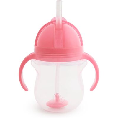 Munchkin Click Lock™ Tip & Sip ceasca cu pai cu greutăți Pink 6 m+ 1 buc Munchkin Click Lock™ Tip & Sip ceasca cu pai cu greutăți Pink 6 m+ 1 buc
