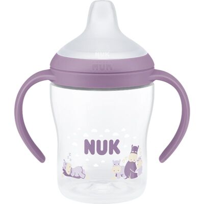 NUK Perfect Match Hippo biberon pentru învățare cu controlul temperaturii 6m+ 1 buc NUK Perfect Match Hippo biberon pentru învățare cu controlul temperaturii 6m+ 1 buc