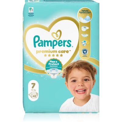 Pampers Premium Care Size 7 scutece de unică folosință 15+ kg 42 buc Pampers Premium Care Size 7 scutece de unică folosință 15+ kg 42 buc