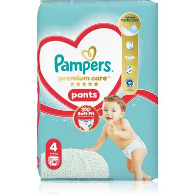 Pampers Premium Care Pants Size 4 scutece de unică folosință tip chiloțel 9-15 kg 40 buc Pampers Premium Care Pants Size 4 scutece de unică folosință tip chiloțel 9-15 kg 40 buc