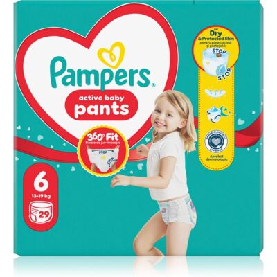 Pampers Active Baby Pants Size 6 scutece de unică folosință tip chiloțel 13-19 kg 29 buc Pampers Active Baby Pants Size 6 scutece de unică folosință tip chiloțel 13-19 kg 29 buc