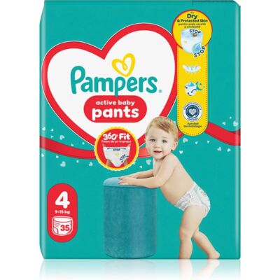 Pampers Active Baby Pants Size 4 scutece de unică folosință tip chiloțel 9-15 kg 35 buc Pampers Active Baby Pants Size 4 scutece de unică folosință tip chiloțel 9-15 kg 35 buc