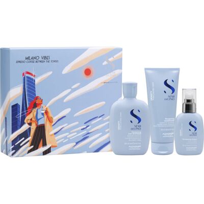 Alfaparf Milano Semi di Lino Density Holiday Kit set cadou pentru par fin Alfaparf Milano Semi di Lino Density Holiday Kit set cadou pentru par fin