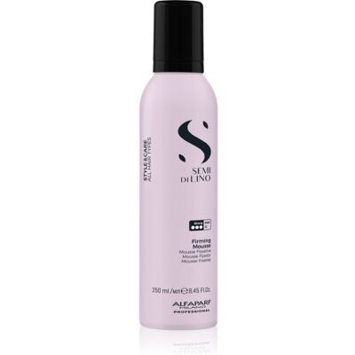 Alfaparf Milano Semi di Lino Style&Care Firming mousse spuma pentru fixare puternica pentru păr 250 ml Alfaparf Milano Semi di Lino Style&Care Firming mousse spuma pentru fixare puternica pentru păr 250 ml