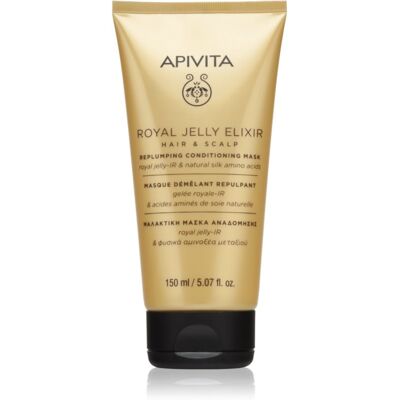 Apivita Royal Jelly Elixir Replumping Conditioning Mask balsam și mască 2 în 1 150 ml Apivita Royal Jelly Elixir Replumping Conditioning Mask balsam și mască 2 în 1 150 ml