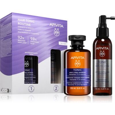 Apivita Tonic Men's Routine set impotriva caderii parului Apivita Tonic Men's Routine set impotriva caderii parului
