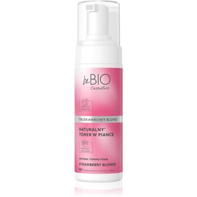 beBIO Natural Foam Toner Strawberry Blonde spuma tonica pentru păr 120 ml beBIO Natural Foam Toner Strawberry Blonde spuma tonica pentru păr 120 ml