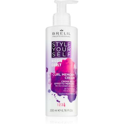 Brelil: Curl Memory Cream - Crema pentru definirea părului ondulat și creț Brelil: Curl Memory Cream - Crema pentru definirea părului ondulat și creț
