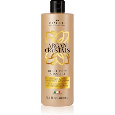 Brelil Professional Cristalli di Argan Deep Fusion Shampoo sampon hidratant cu ulei de argan 400 ml Brelil Professional Cristalli di Argan Deep Fusion Shampoo sampon hidratant cu ulei de argan 400 ml