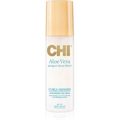 CHI Aloe Vera Moisturizing Curl Cream spray care nu necesita clatire pentru par ondulat si cret 147 ml CHI Aloe Vera Moisturizing Curl Cream spray care nu necesita clatire pentru par ondulat si cret 147 ml