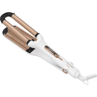 Concept KT2140 ondulator triplu pentru păr 1 buc Concept KT2140 ondulator triplu pentru păr 1 buc