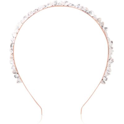 Crystallove Clear Quartz Hairband bentiță pentru păr 1 buc Crystallove Clear Quartz Hairband bentiță pentru păr 1 buc