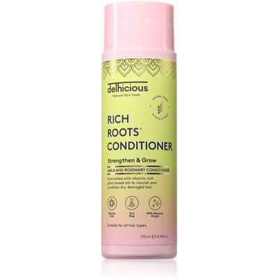 delhicious RICH ROOTS Repair & Shine Conditioner balsam pentru regenerare pentru un par stralucitor si catifelat 250 ml delhicious RICH ROOTS Repair & Shine Conditioner balsam pentru regenerare pentru un par stralucitor si catifelat 250 ml