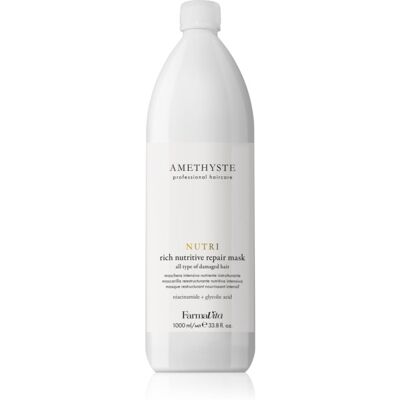 FarmaVita Amethyste Nutri masca profund reparatorie pentru par degradat sau tratat chimic 1000 ml FarmaVita Amethyste Nutri masca profund reparatorie pentru par degradat sau tratat chimic 1000 ml