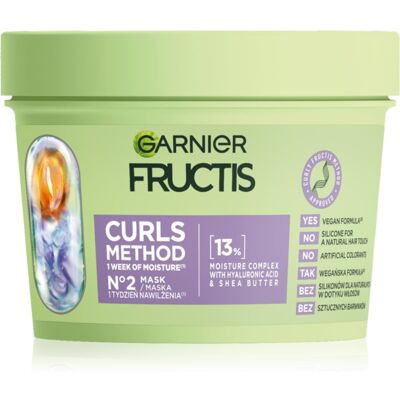 Garnier Fructis Curls Method Masca hidratanta par pentru par ondulat si cret 370 ml Garnier Fructis Curls Method Masca hidratanta par pentru par ondulat si cret 370 ml