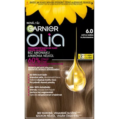 Vopsea permanentă Garnier Olia Light Brown - Vopsea de păr Vopsea permanentă Garnier Olia Light Brown - Vopsea de păr