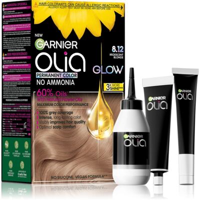 Garnier Olia Big Kit Culoare permanenta pentru par culoare 8.12 Blond Iridescent 1 buc Garnier Olia Big Kit Culoare permanenta pentru par culoare 8.12 Blond Iridescent 1 buc