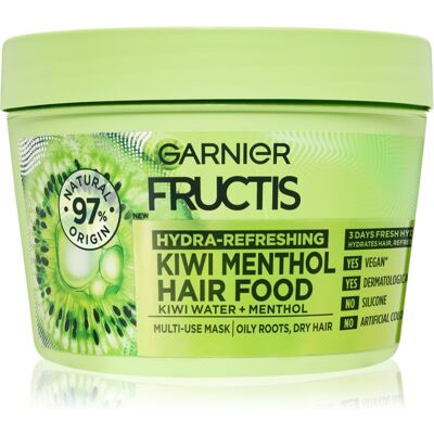 Garnier Fructis 3 in 1 mască hidratantă răcoritoare pentru păr cu parfum 390 ml Garnier Fructis 3 in 1 mască hidratantă răcoritoare pentru păr cu parfum 390 ml