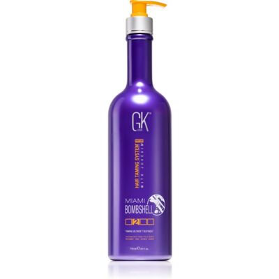 GK Hair Miami Bombshell Masca Lisciante pentru Păr Blond GK Hair Miami Bombshell Masca Lisciante pentru Păr Blond