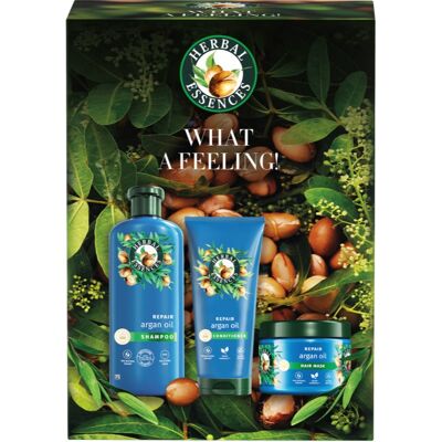 Herbal Essences Argan Oil Repair Gift Set set cadou pentru par deteriorat Herbal Essences Argan Oil Repair Gift Set set cadou pentru par deteriorat