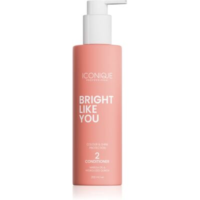ICONIQUE Professional BRIGHT LIKE YOU Colour & Shine Protection Conditioner balsam pentru regenerare pentru păr vopsit 250 ml ICONIQUE Professional BRIGHT LIKE YOU Colour & Shine Protection Conditioner balsam pentru regenerare pentru păr vopsit 250 ml