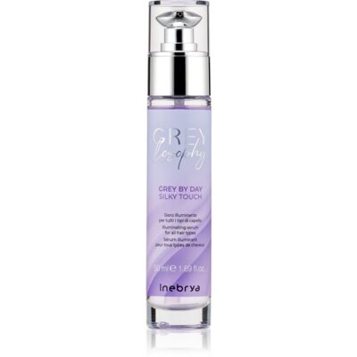 Inebrya Greylosophy Silky Touch Serum ser cu efect iluminator pentru par grizonat 50 ml Inebrya Greylosophy Silky Touch Serum ser cu efect iluminator pentru par grizonat 50 ml