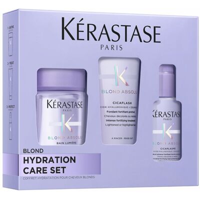 Kérastase Blond Absolu Hydration Care Set set cadou pentru parul blond cu suvite Kérastase Blond Absolu Hydration Care Set set cadou pentru parul blond cu suvite