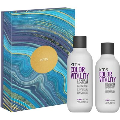 KMS Color Vitality Duo Set - Set cadou pentru păr vopsit KMS Color Vitality Duo Set - Set cadou pentru păr vopsit