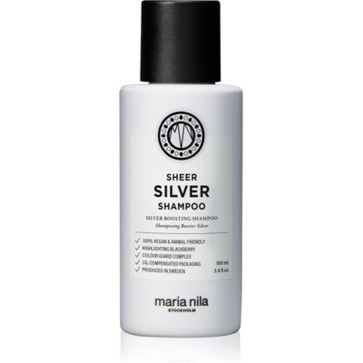 Maria Nila Sheer Silver Șampon și Balsam - Mărime de călătorie 100ml Maria Nila Sheer Silver Șampon și Balsam - Mărime de călătorie 100ml