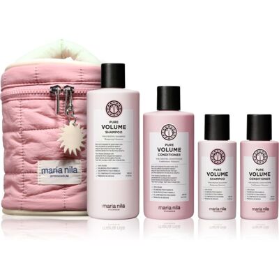 Maria Nila Pure Volume Beauty Bag set cadou pentru păr cu volum 4 buc Maria Nila Pure Volume Beauty Bag set cadou pentru păr cu volum 4 buc