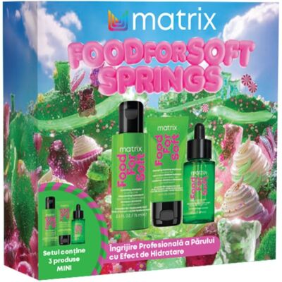 Matrix Food For Soft set cadou pentru hidratare si stralucire Matrix Food For Soft set cadou pentru hidratare si stralucire
