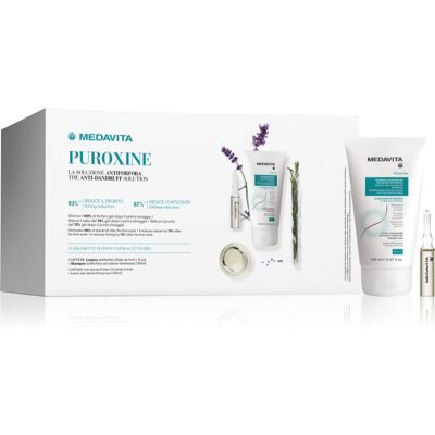Medavita Puroxine Set - Set de îngrijire antipeliculă pentru păr Medavita Puroxine Set - Set de îngrijire antipeliculă pentru păr