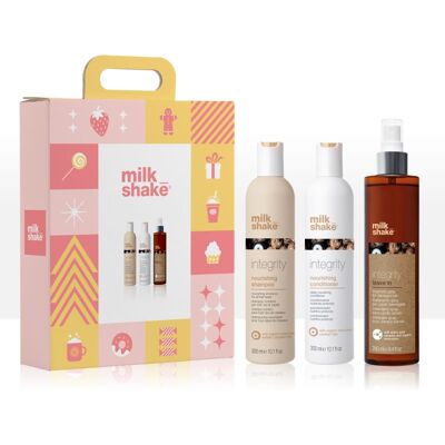 milk_shake® Integrity Nourishing & Leave-In Hair Set set cadou pentru toate tipurile de păr milk_shake® Integrity Nourishing & Leave-In Hair Set set cadou pentru toate tipurile de păr