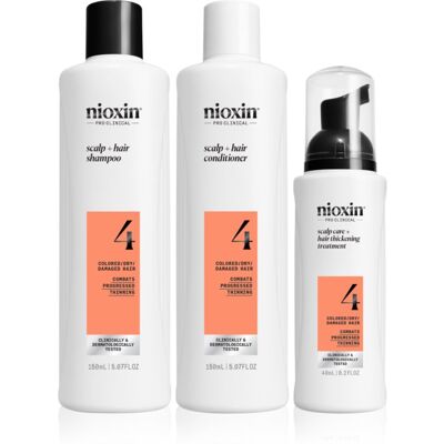 Nioxin System 4 set cadou pentru par deteriorat si vopsit 3 buc Nioxin System 4 set cadou pentru par deteriorat si vopsit 3 buc