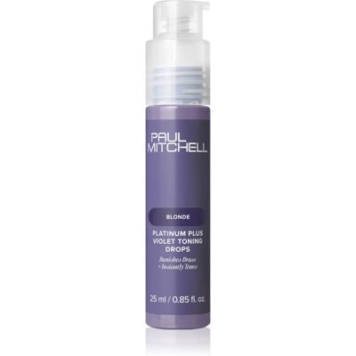 Paul Mitchell Platinum Plus Violet Toning Drops picături neutralizeaza tonurile de galben 25 ml Paul Mitchell Platinum Plus Violet Toning Drops picături neutralizeaza tonurile de galben 25 ml