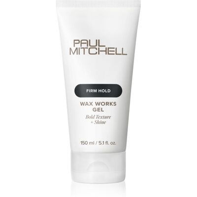 Paul Mitchell Firm Hold Wax Works Gel gel de par pentru o stralucire puternica 150 ml Paul Mitchell Firm Hold Wax Works Gel gel de par pentru o stralucire puternica 150 ml