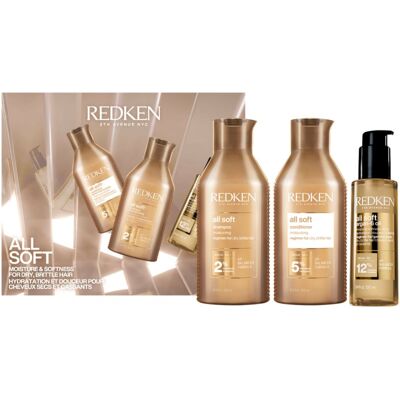 Redken All Soft set cadou pentru par uscat Redken All Soft set cadou pentru par uscat