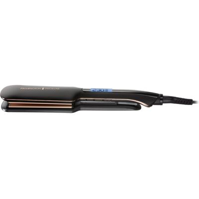 Fier de călcat pentru păr Remington S9150B - Negru, plăci mai late 2x, Tehnologie digitală Fier de călcat pentru păr Remington S9150B - Negru, plăci mai late 2x, Tehnologie digitală
