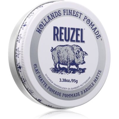 Reuzel Clay Matte Pomade - Fixare medie, păr scurt - Pomadă Reuzel Clay Matte Pomade - Fixare medie, păr scurt - Pomadă