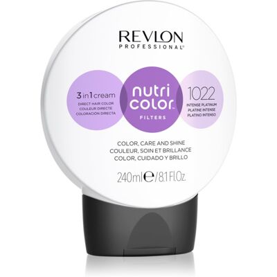 Revlon Nutri Color Filters Platină Intens - Masca de vopsit păr Revlon Nutri Color Filters Platină Intens - Masca de vopsit păr