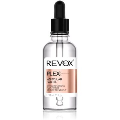 Revox B77 PLEX Molecular Hair Oil ulei pentru întărirea părului deteriorat 30 ml Revox B77 PLEX Molecular Hair Oil ulei pentru întărirea părului deteriorat 30 ml
