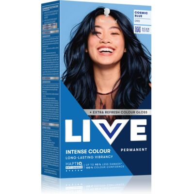 Schwarzkopf LIVE Intense Colour Culoare permanenta pentru par culoare 090 Cosmic Blue 1 buc Schwarzkopf LIVE Intense Colour Culoare permanenta pentru par culoare 090 Cosmic Blue 1 buc