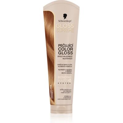 Schwarzkopf Creme Supreme Gloss mască colorantă ofera hidratare si stralucire culoare Caramel Brown 145 ml Schwarzkopf Creme Supreme Gloss mască colorantă ofera hidratare si stralucire culoare Caramel Brown 145 ml