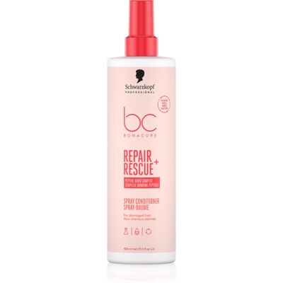 Schwarzkopf Professional BC Bonacure Repair Rescue+ balsam (nu necesita clatire) pentru par deteriorat in spray 400 ml Schwarzkopf Professional BC Bonacure Repair Rescue+ balsam (nu necesita clatire) pentru par deteriorat in spray 400 ml