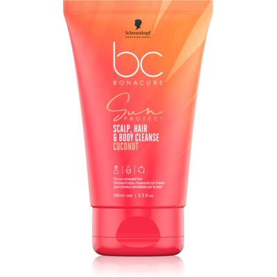 Schwarzkopf Professional BC Bonacure Sun Protect Scalp, Hair & Body Cleanse gel de duș 2 in 1 100 ml Schwarzkopf Professional BC Bonacure Sun Protect Scalp, Hair & Body Cleanse gel de duș 2 in 1 100 ml