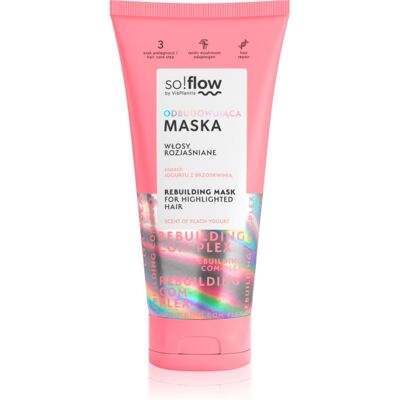 so!flow Rebuilding Com-Plex Mask For Highlighted Hair masca de par regeneratoare pentru par decolorat 200 ml so!flow Rebuilding Com-Plex Mask For Highlighted Hair masca de par regeneratoare pentru par decolorat 200 ml